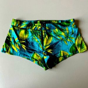 Silk mini shorts